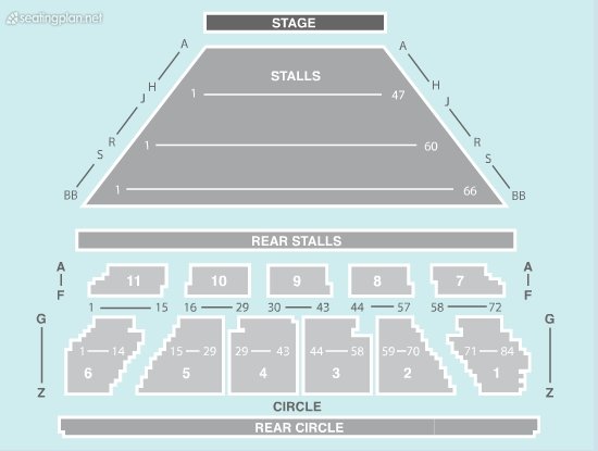 Apollo Seating Chart London