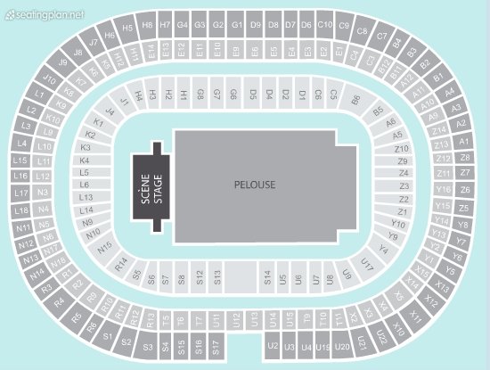 Stade De France Concert Seating Chart