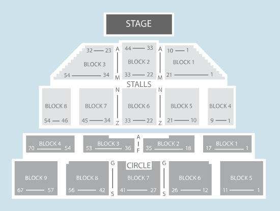 Seated Seating Plan Brixton Academy