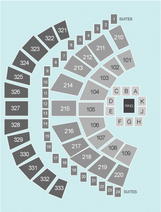 Forum Boxing Seating Chart