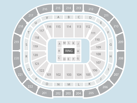 Boxing Seating Plan Manchester Arena