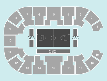 Basketball Seating Plan - Motorpoint Arena Nottingham