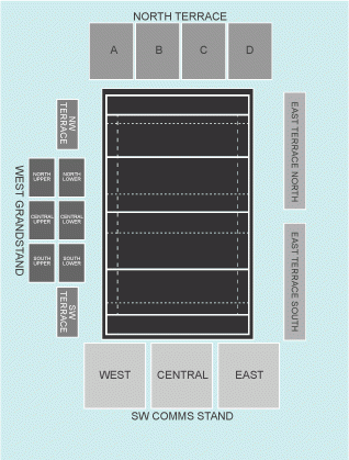 sandy park rugby stadium seating plan seatingplan seats where