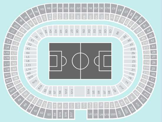 Stade de france схема
