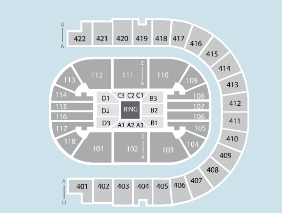 Boxing Seating Plan The O2 Arena