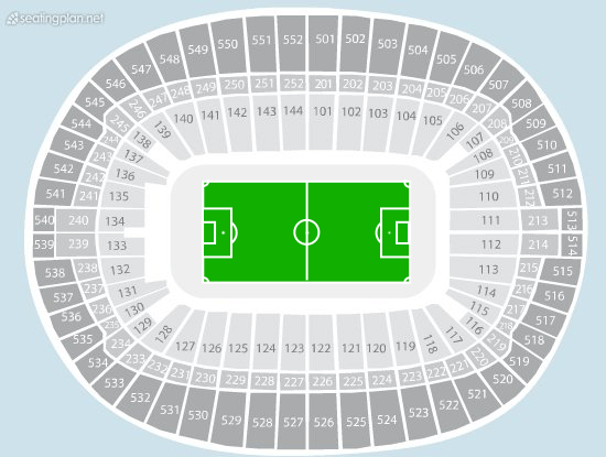 Uk Football Seating Chart