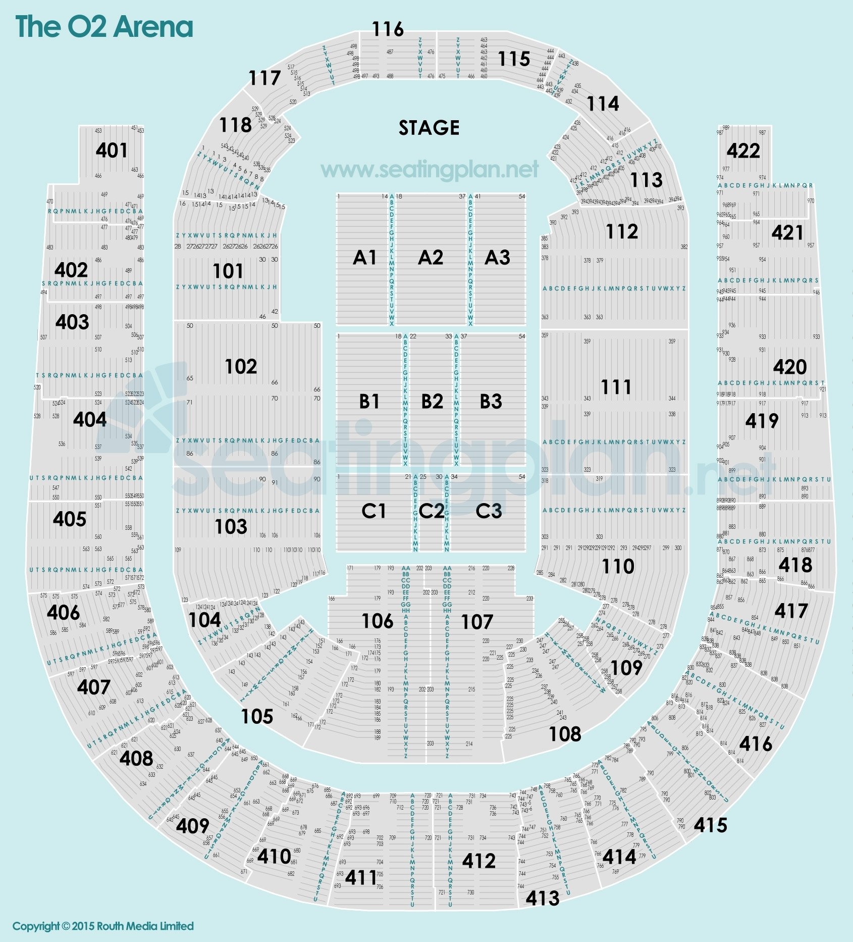 Wembley Stadium Seating Chart Row Numbers